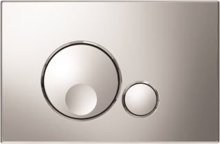 Смывная клавиша OLI Globe глянцевый хром 152950